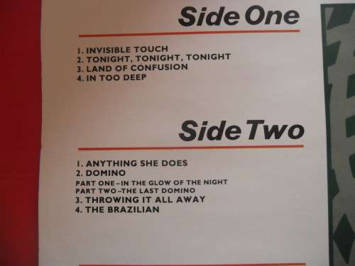 GENESIS - INVISIBLE TOUCH VINYL, LP, RECORD